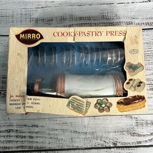 Vintage Mirro Aluminum Cooky Pastry Press - Model 530-9250 Made in USA